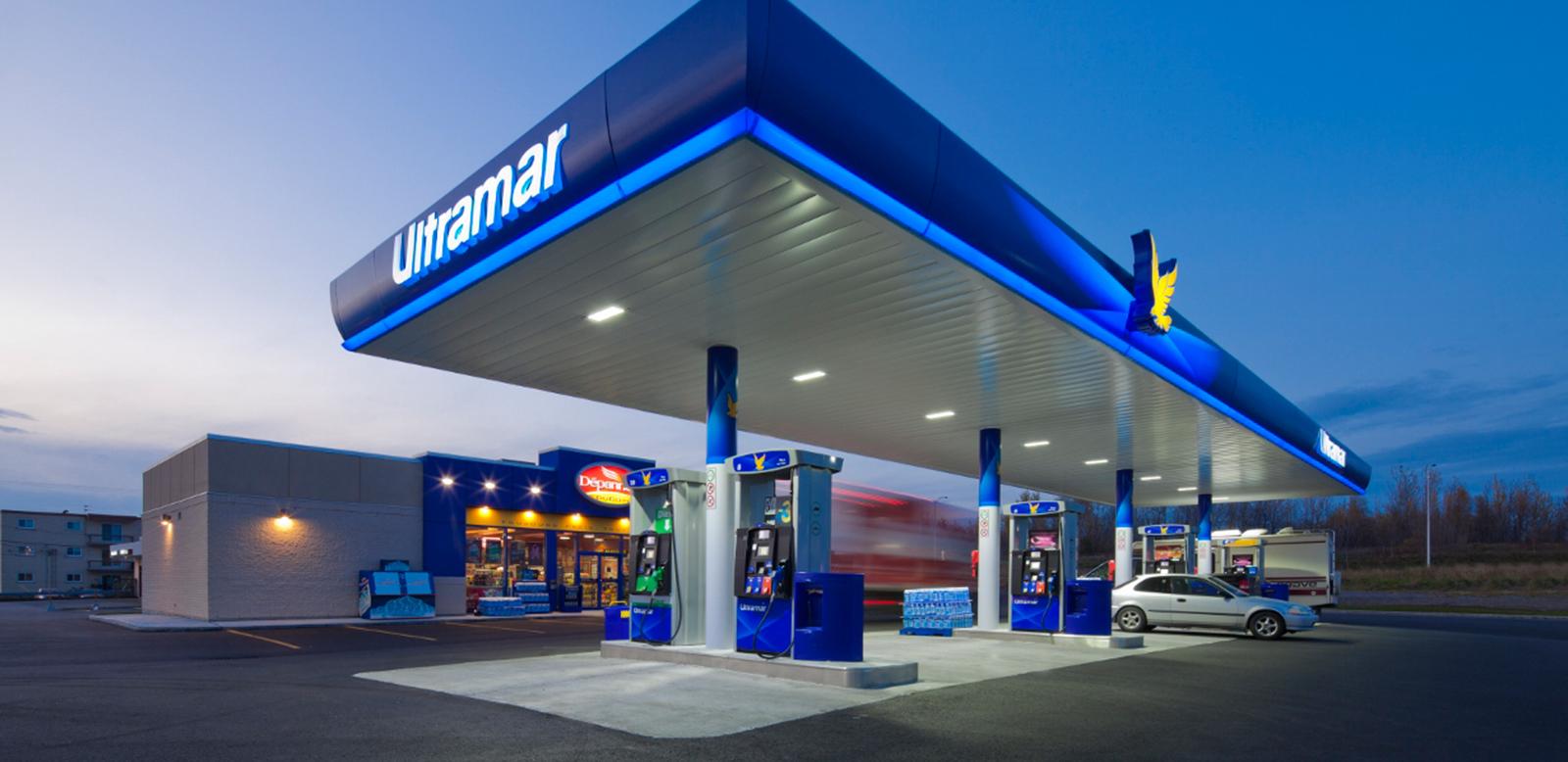 Ultramar gas station.